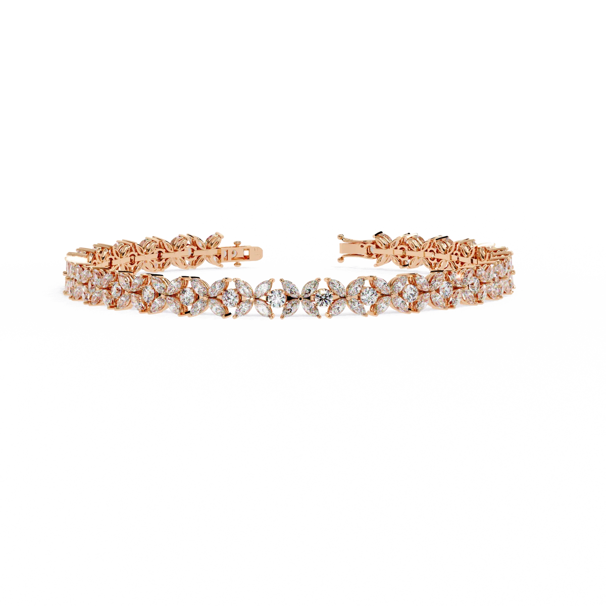Flora Luxe Lab Grown Diamond Tennis Bracelet - Ophiratbf