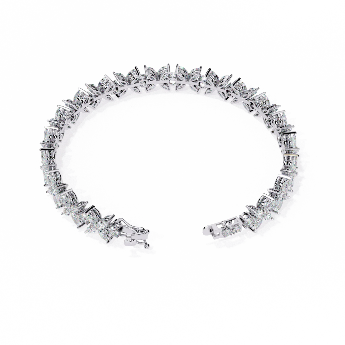 Flora Luxe Lab Grown Diamond Tennis Bracelet - Ophiratbf