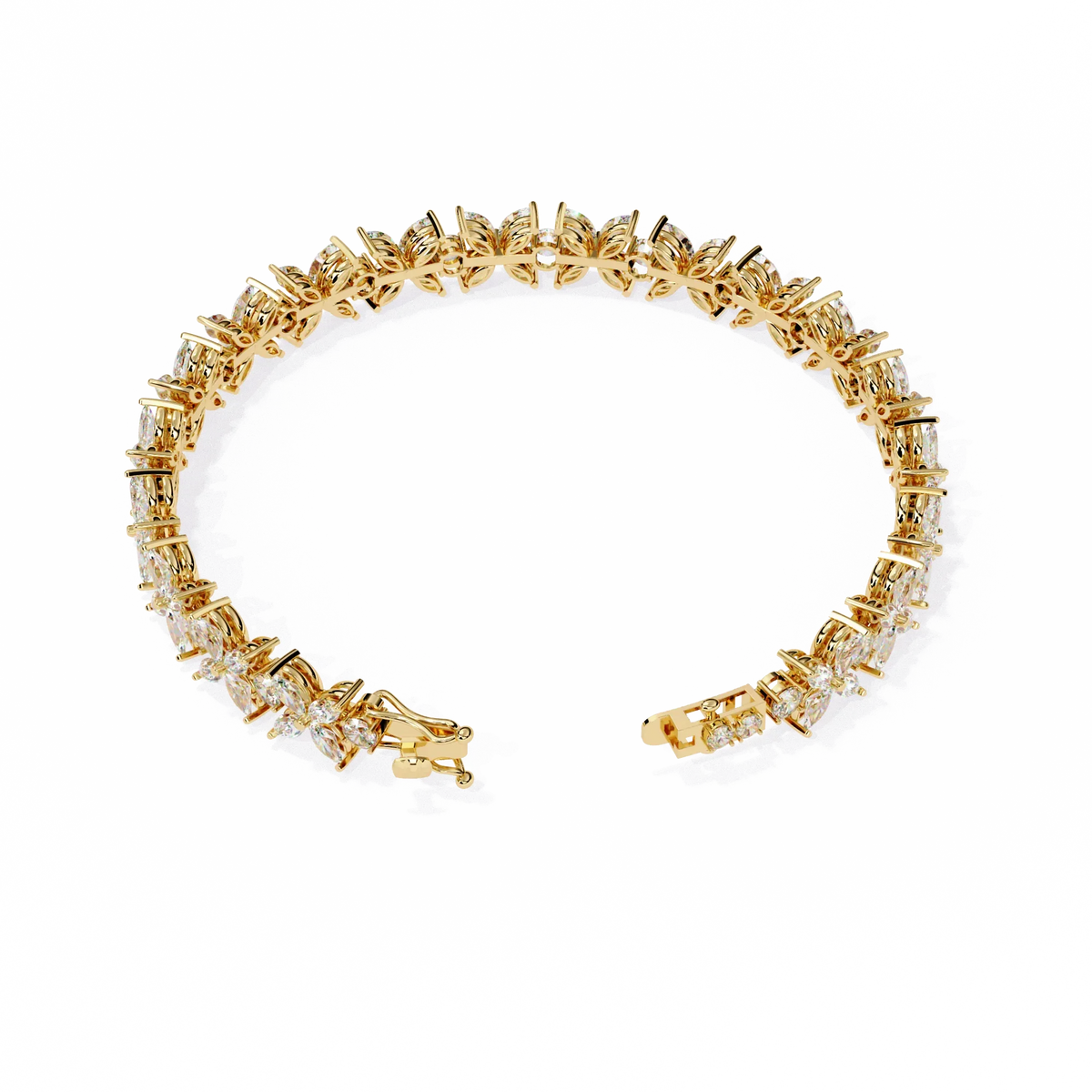 Flora Luxe Lab Grown Diamond Tennis Bracelet - Ophiratbf