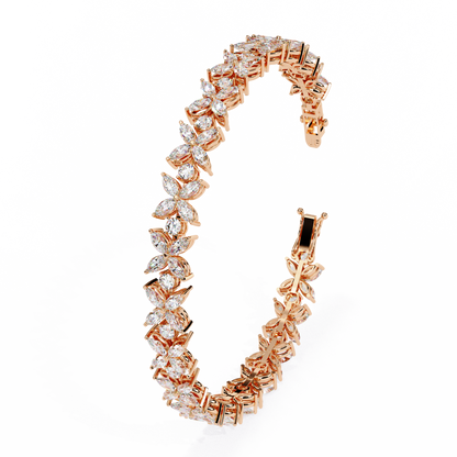Flora Luxe Lab Grown Diamond Tennis Bracelet