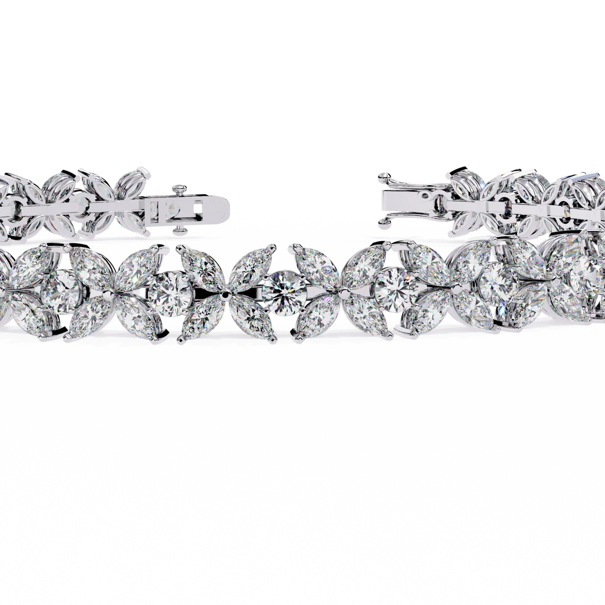 Flora Luxe Lab Grown Diamond Tennis Bracelet - Ophiratbf