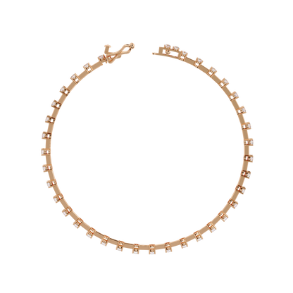 Minimal Luxe Lab Grown Diamond Tennis Bracelet