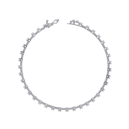Minimal Luxe Lab Grown Diamond Tennis Bracelet