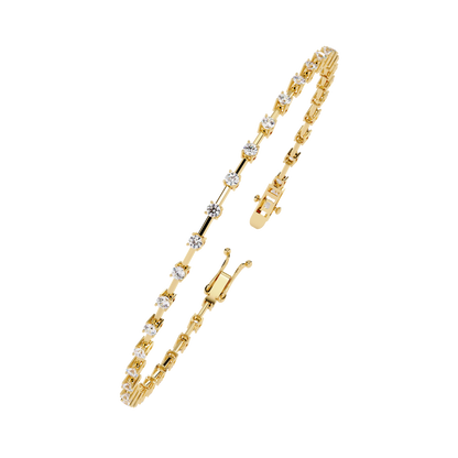 Minimal Luxe Lab Grown Diamond Tennis Bracelet