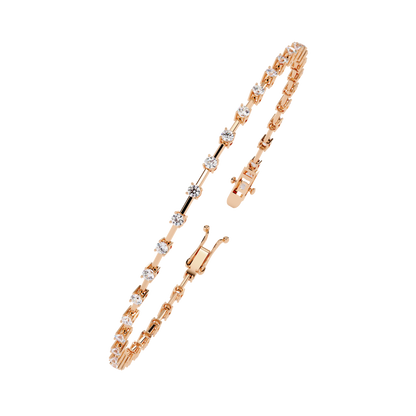 Minimal Luxe Lab Grown Diamond Tennis Bracelet