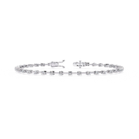Minimal Luxe Lab Grown Diamond Tennis Bracelet - Ophiratbf