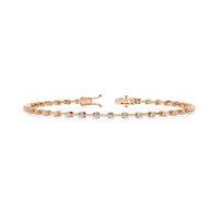 Minimal Luxe Lab Grown Diamond Tennis Bracelet - Ophiratbf