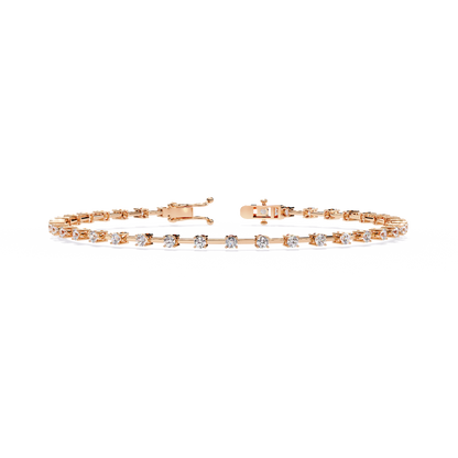 Minimal Luxe Lab Grown Diamond Tennis Bracelet
