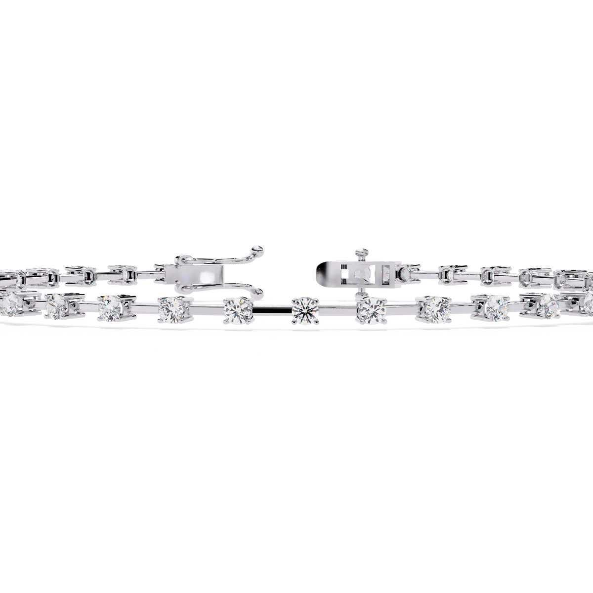 Minimal Luxe Lab Grown Diamond Tennis Bracelet - Ophiratbf