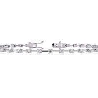 Minimal Luxe Lab Grown Diamond Tennis Bracelet - Ophiratbf