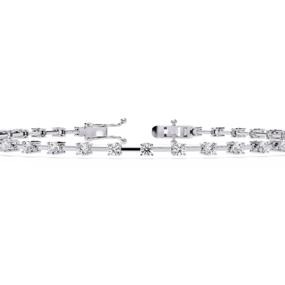 Minimal Luxe Lab Grown Diamond Tennis Bracelet