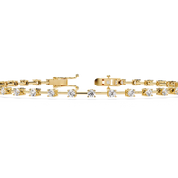 Minimal Luxe Lab Grown Diamond Tennis Bracelet - Ophiratbf