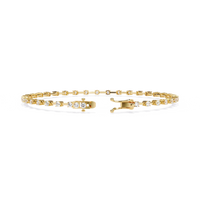 Minimal Luxe Lab Grown Diamond Tennis Bracelet - Ophiratbf