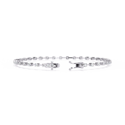 Minimal Luxe Lab Grown Diamond Tennis Bracelet