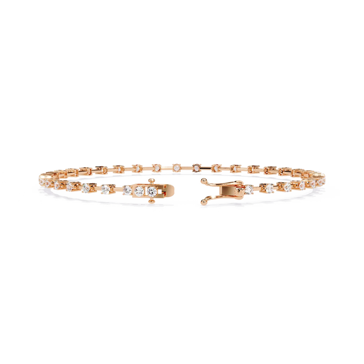 Minimal Luxe Lab Grown Diamond Tennis Bracelet - Ophiratbf