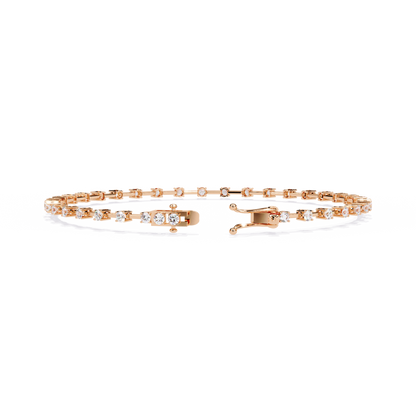 Minimal Luxe Lab Grown Diamond Tennis Bracelet