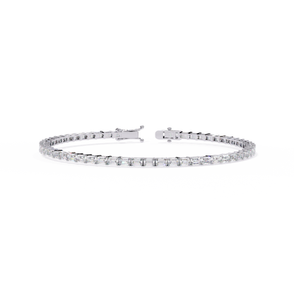 Baguette Allure Lab Grown Diamond Tennis Bracelet