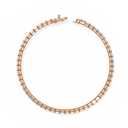 Baguette Allure Lab Grown Diamond Tennis Bracelet
