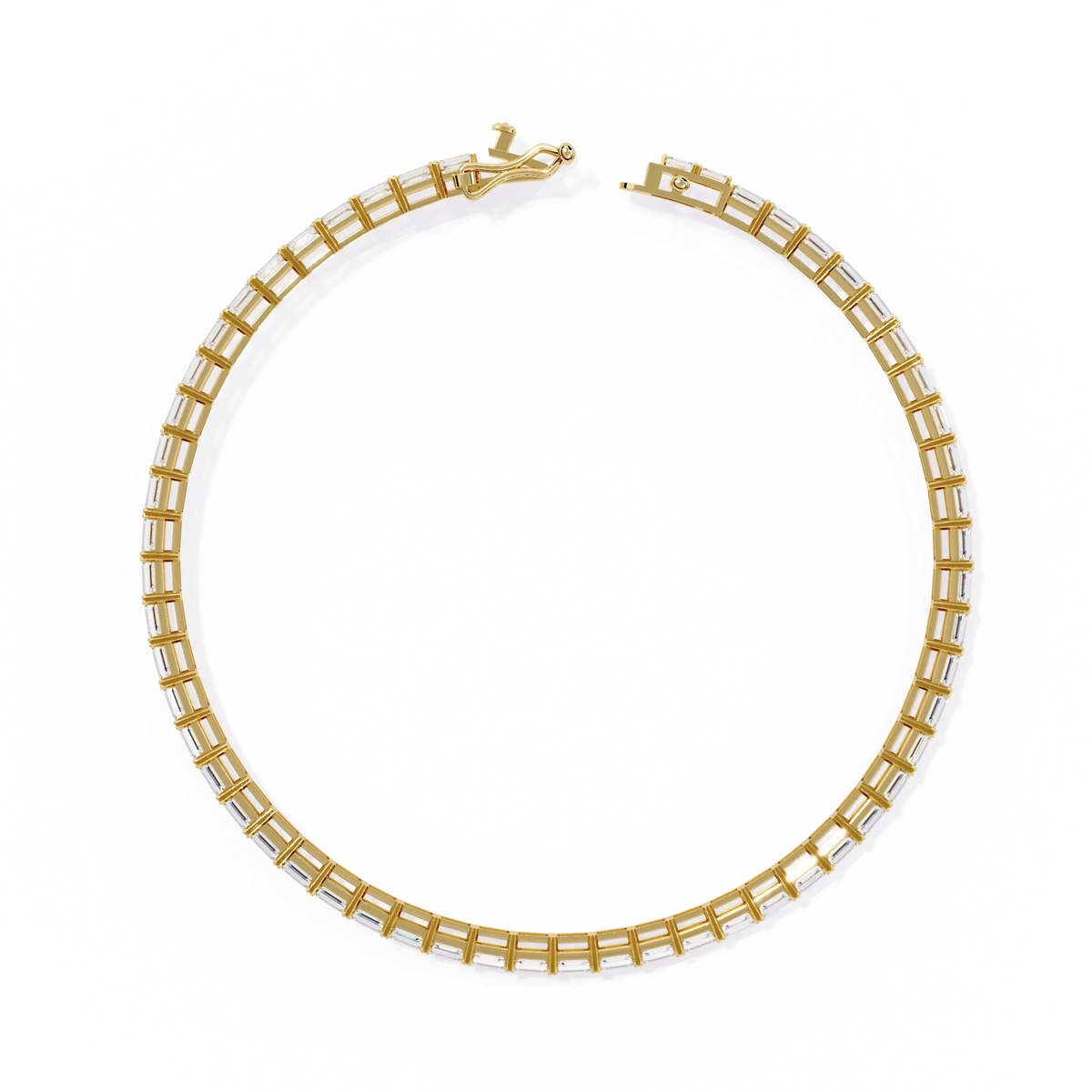 Baguette Allure Lab Grown Diamond Tennis Bracelet - Ophiratbf