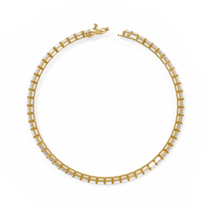 Baguette Allure Lab Grown Diamond Tennis Bracelet