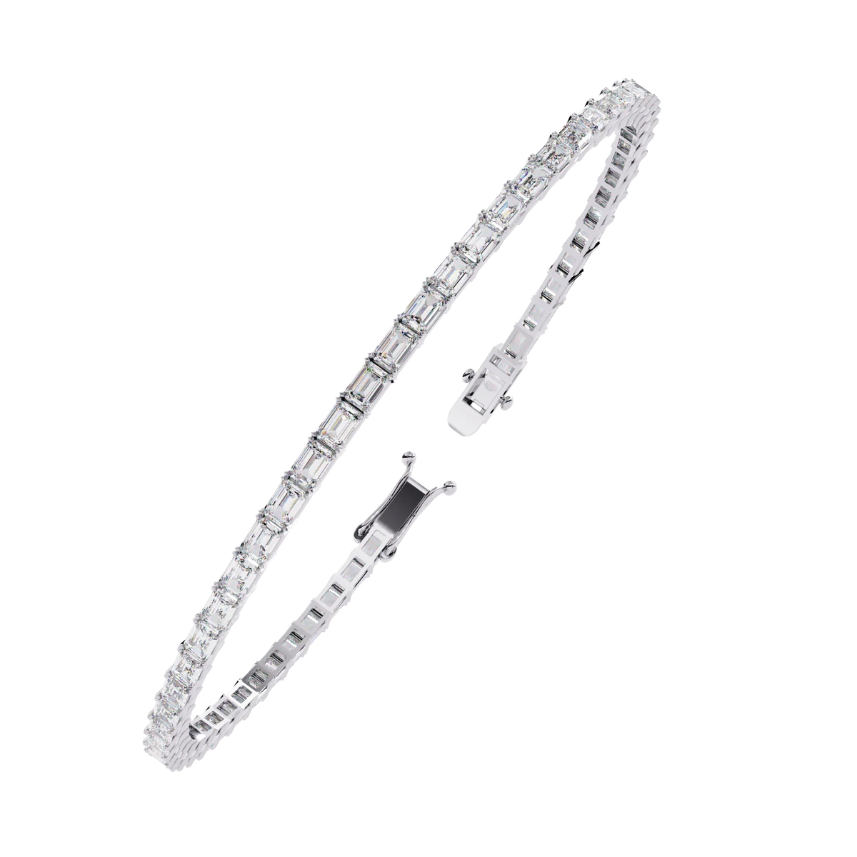 Baguette Allure Lab Grown Diamond Tennis Bracelet - Ophiratbf