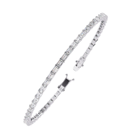 Baguette Allure Lab Grown Diamond Tennis Bracelet - Ophiratbf