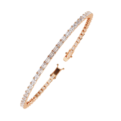 Baguette Allure Lab Grown Diamond Tennis Bracelet