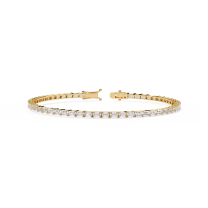 Baguette Allure Lab Grown Diamond Tennis Bracelet