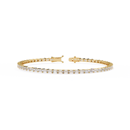 Baguette Allure Lab Grown Diamond Tennis Bracelet