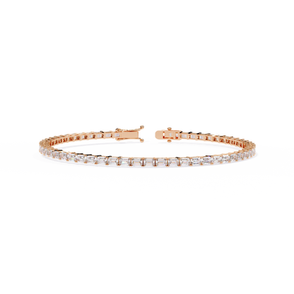 Baguette Allure Lab Grown Diamond Tennis Bracelet