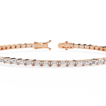 Baguette Allure Lab Grown Diamond Tennis Bracelet