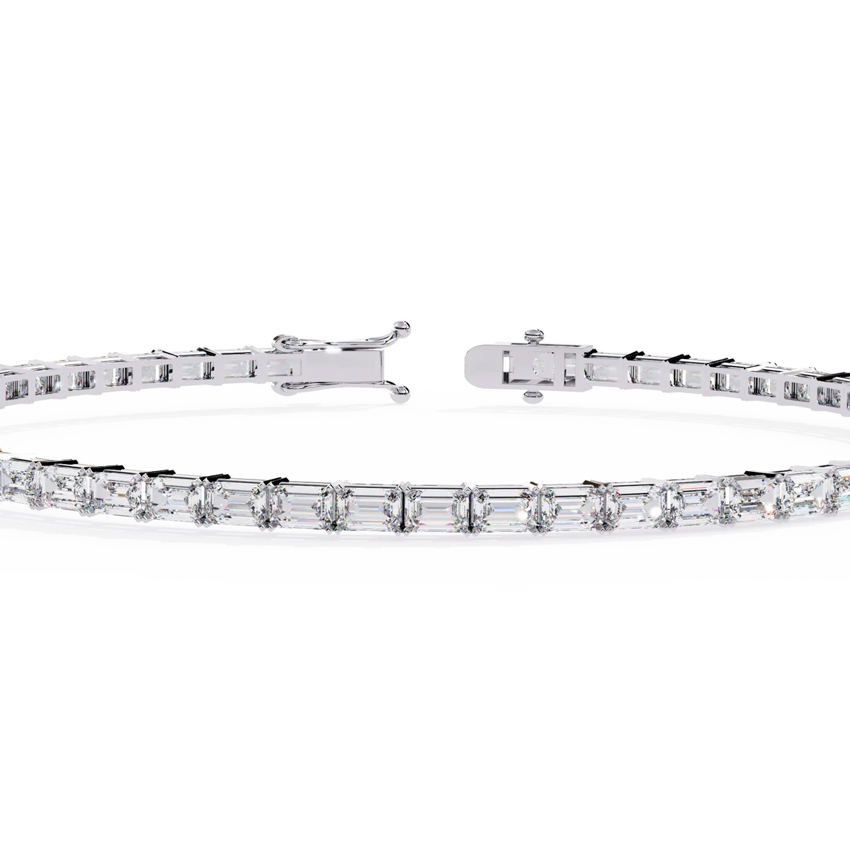 Baguette Allure Lab Grown Diamond Tennis Bracelet - Ophiratbf