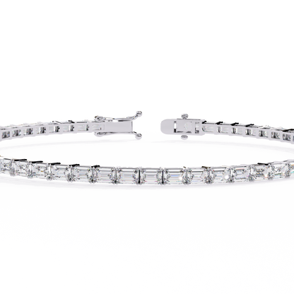 Baguette Allure Lab Grown Diamond Tennis Bracelet