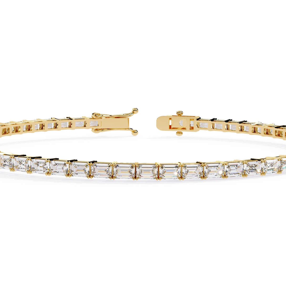 Baguette Allure Lab Grown Diamond Tennis Bracelet - Ophiratbf