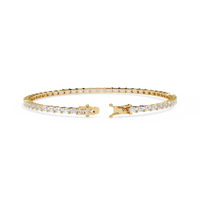 Baguette Allure Lab Grown Diamond Tennis Bracelet - Ophiratbf