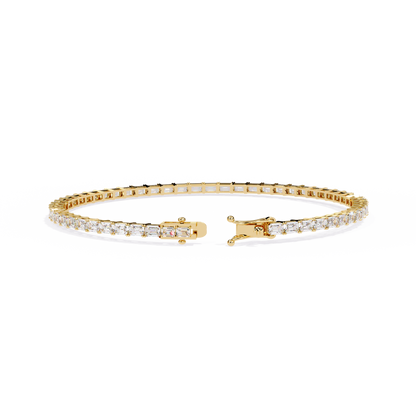 Baguette Allure Lab Grown Diamond Tennis Bracelet