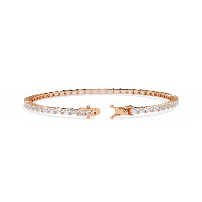 Baguette Allure Lab Grown Diamond Tennis Bracelet