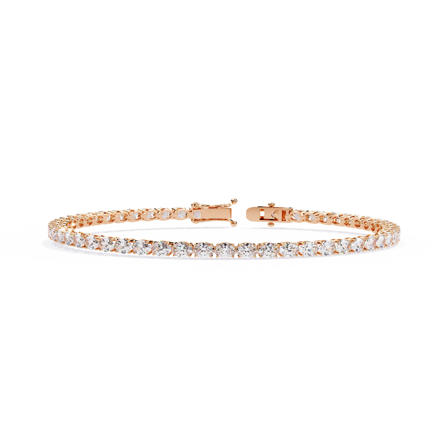infinite shine lab grown diamond tennis bracelet