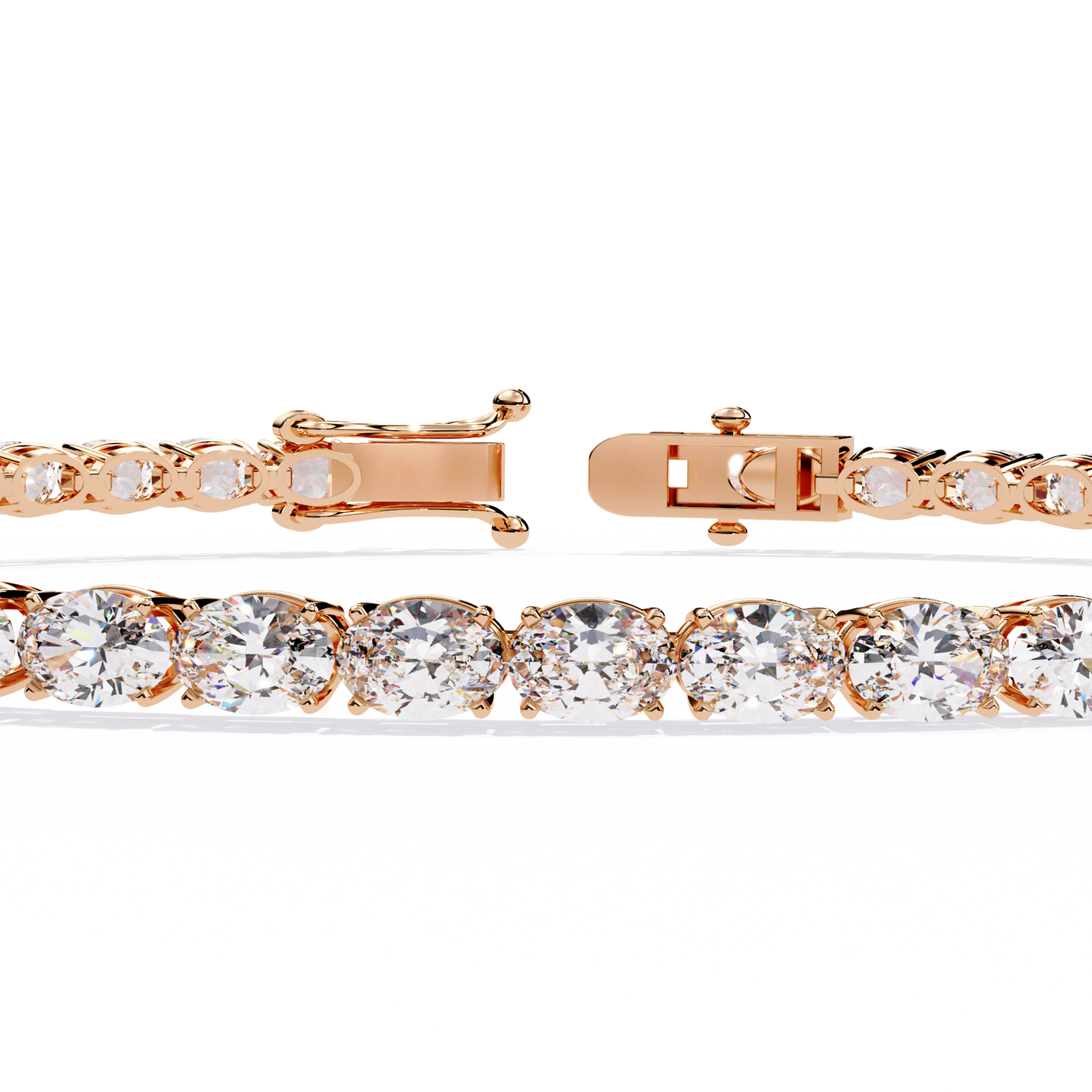 infinite shine lab grown diamond tennis bracelet