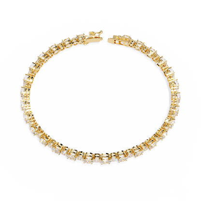 Grandeur Line Lab Grown Diamond Tennis Bracelet
