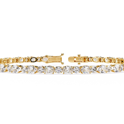 Grandeur Line Lab Grown Diamond Tennis Bracelet
