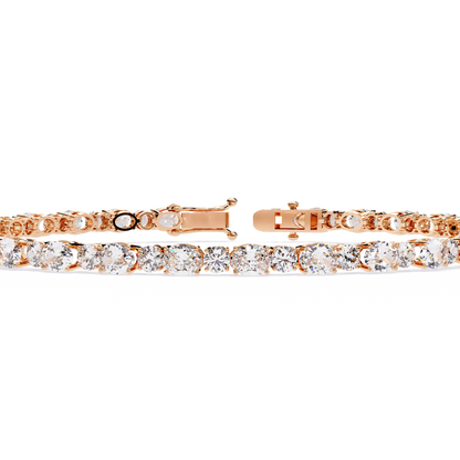 Grandeur Line Lab Grown Diamond Tennis Bracelet