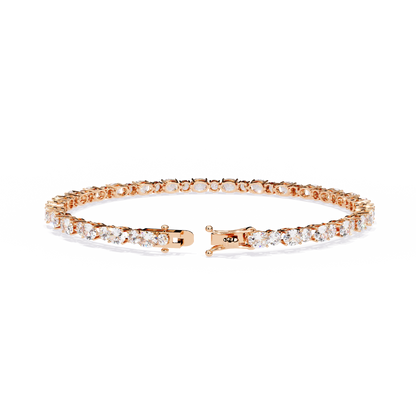 Grandeur Line Lab Grown Diamond Tennis Bracelet