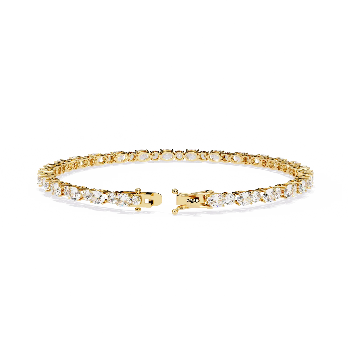 Grandeur Line Lab Grown Diamond Tennis Bracelet - Ophiratbf