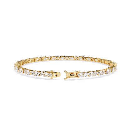 Grandeur Line Lab Grown Diamond Tennis Bracelet