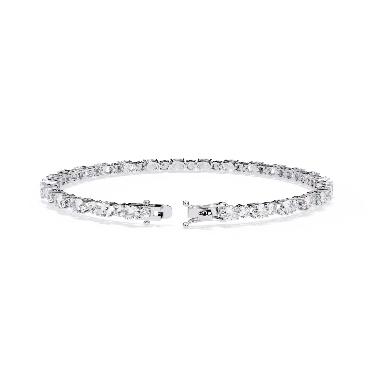 Grandeur Line Lab Grown Diamond Tennis Bracelet - Ophiratbf