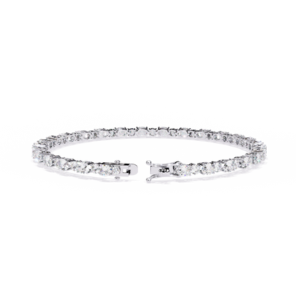 Grandeur Line Lab Grown Diamond Tennis Bracelet