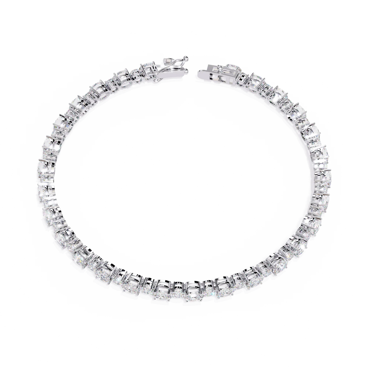 Grandeur Line Lab Grown Diamond Tennis Bracelet - Ophiratbf