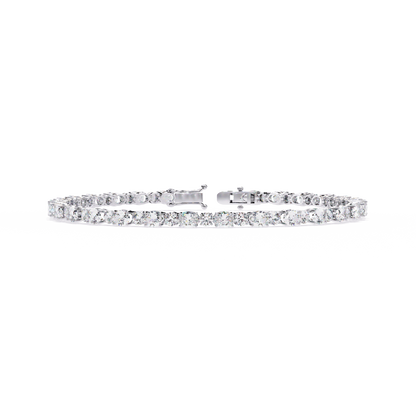 Grandeur Line Lab Grown Diamond Tennis Bracelet
