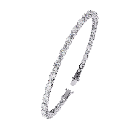 Grandeur Line Lab Grown Diamond Tennis Bracelet
